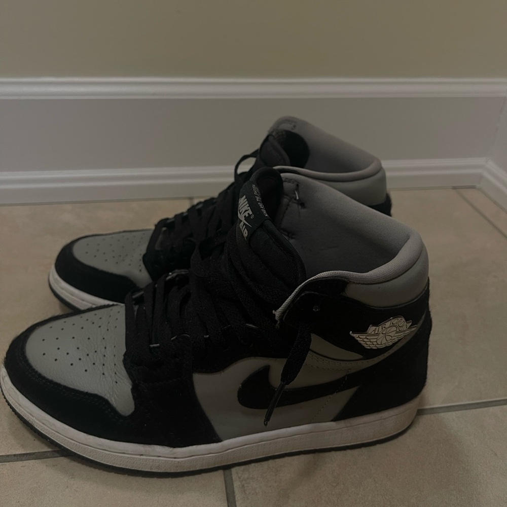 Air Jordan 1 Grey Black shoes